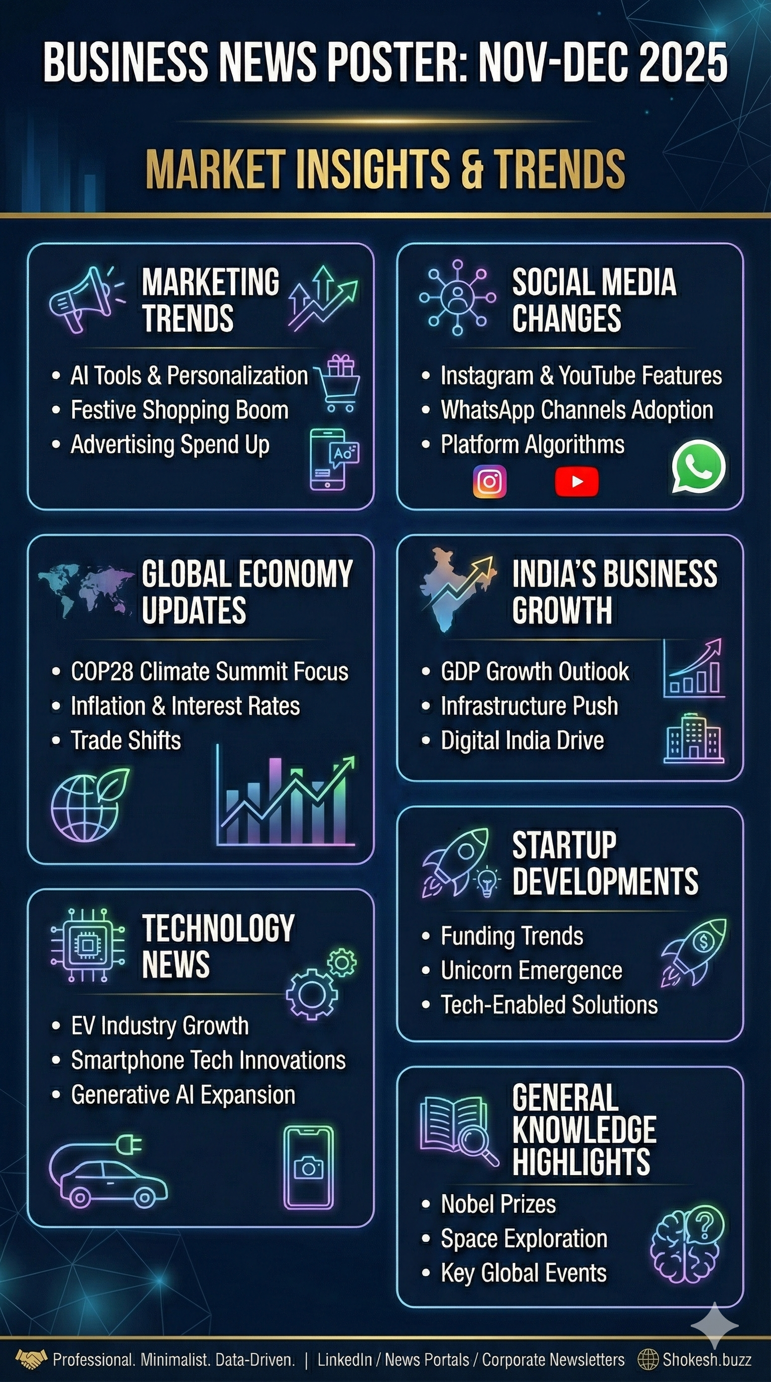 Monthly News Roundup: Marketing, Business & General Knowledge